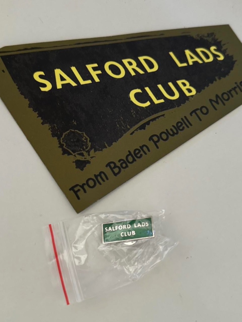 Salford and Sons Lads Club authentic pin & magnet, new official The Smiths pins